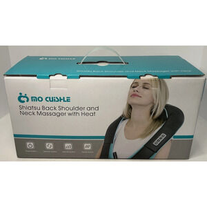 MO CUISHLE Shiatsu Back Shoulder and Neck Massager with Heat NEW